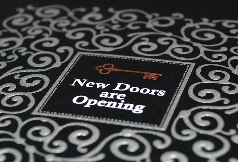 New Doors are Opening - Engraved